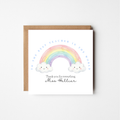 Best Teacher in the World – Personalised Watercolour Rainbow Thank You Card