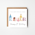 Personalised Princess Birthday Card for Girls