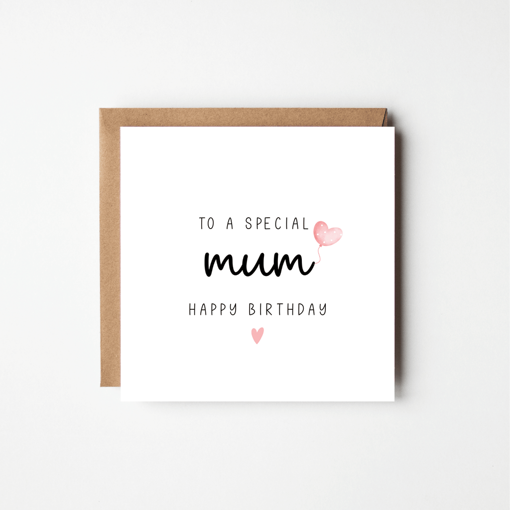 Personalised birthday card for a relative