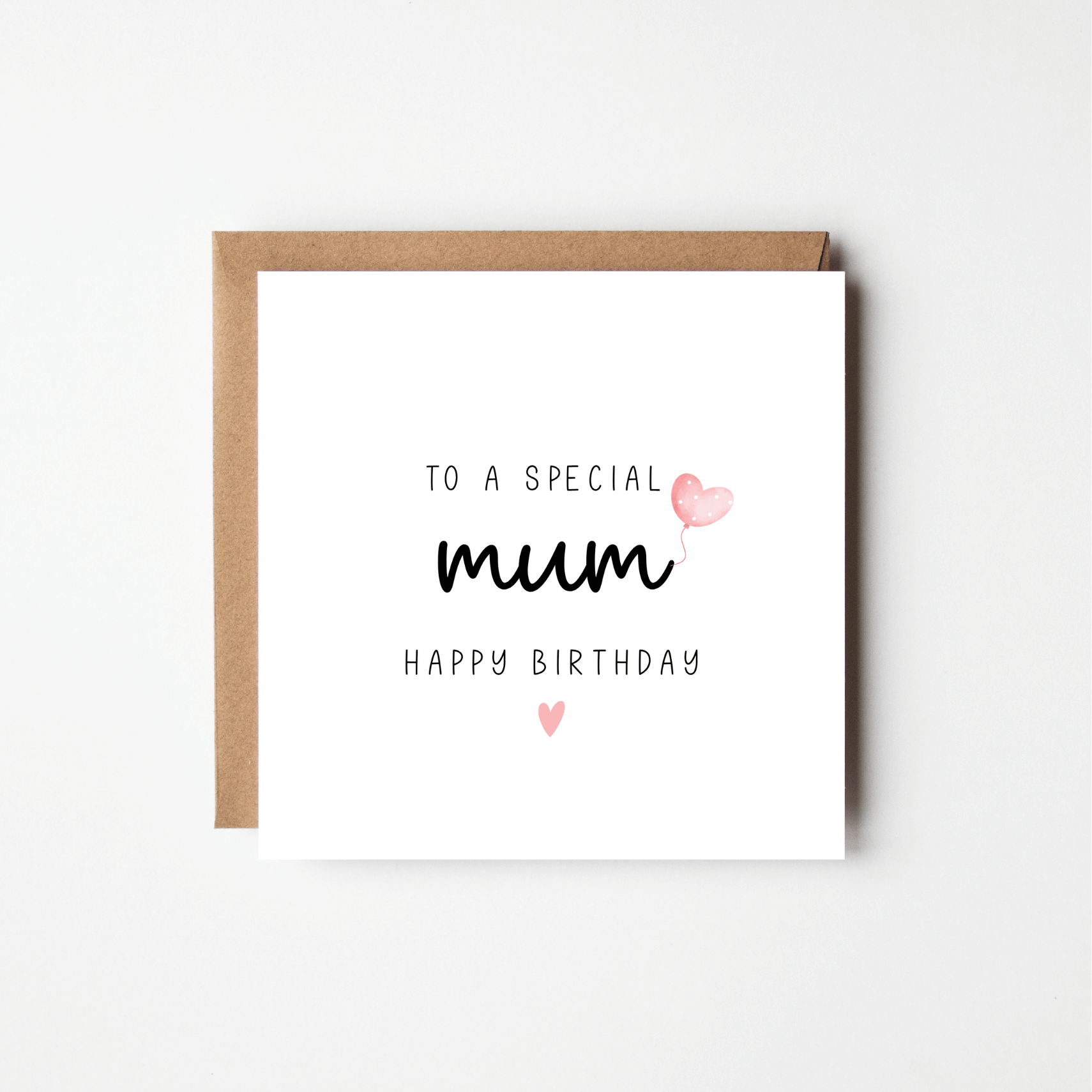 Personalised birthday card for a relative