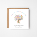 Personalised Happy Anniversary Card