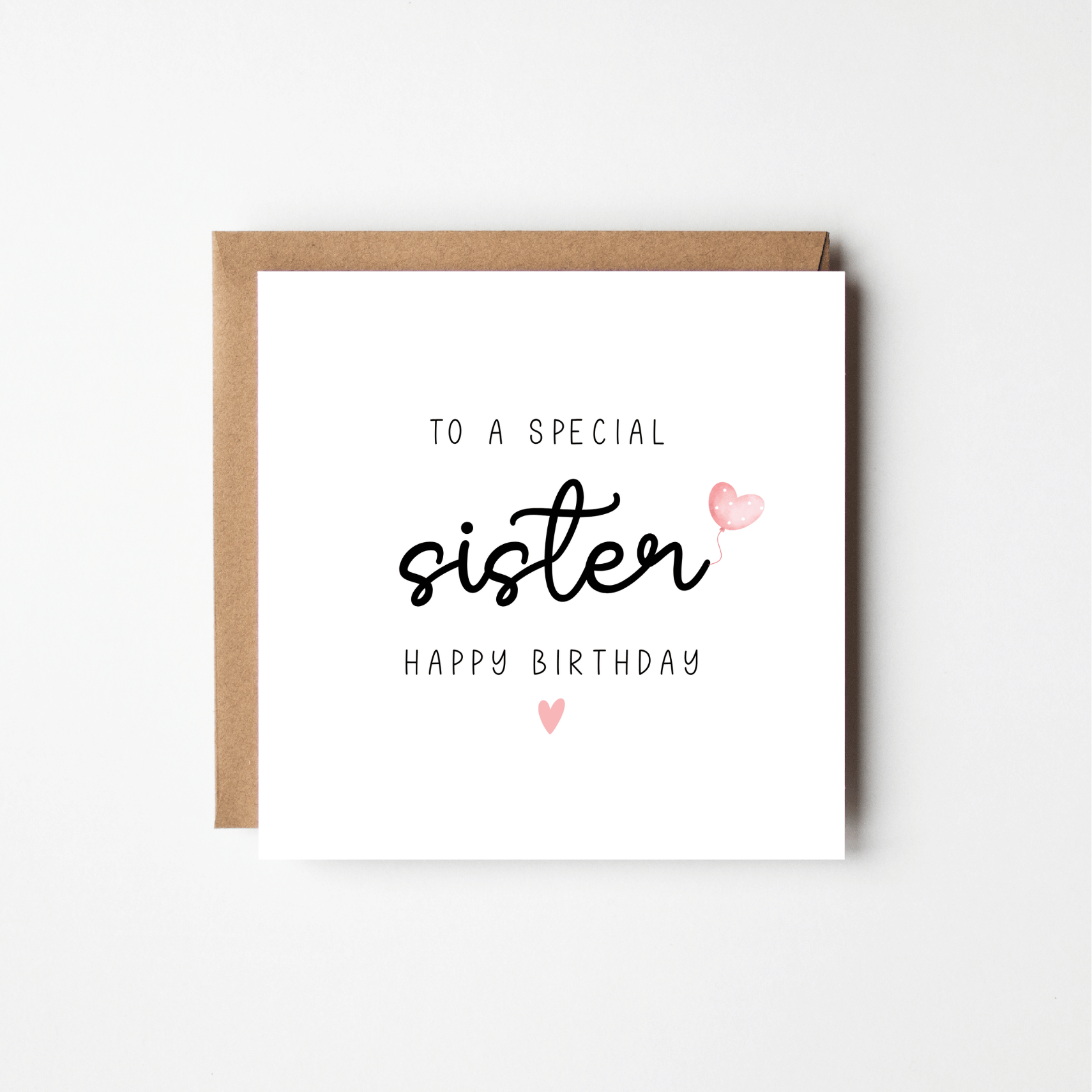 Personalised birthday card for a relative