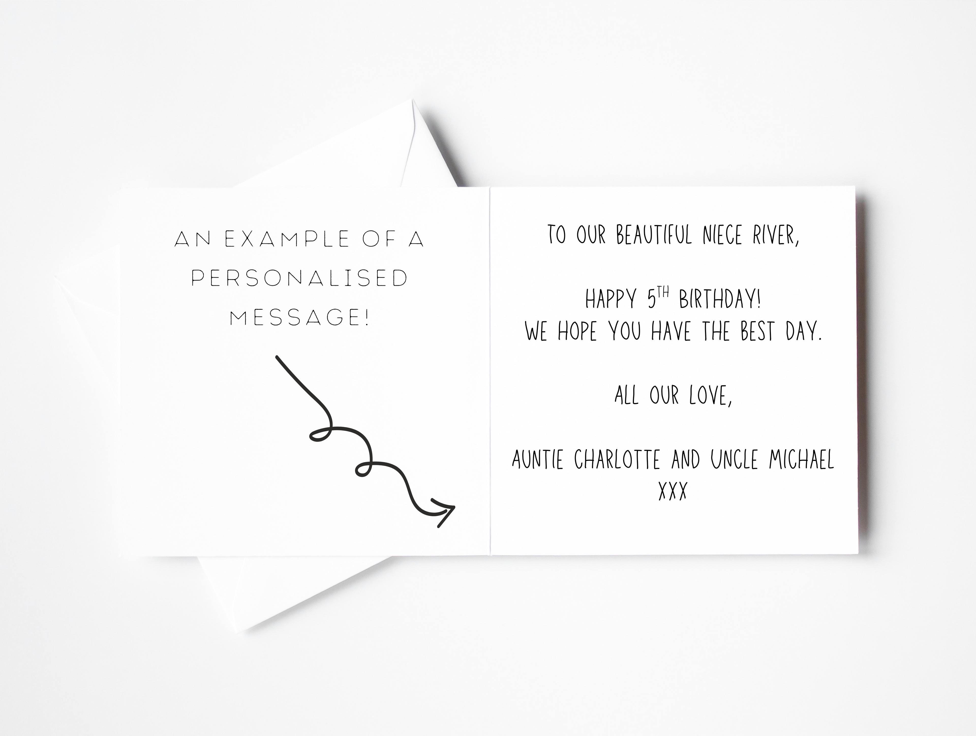 'Happy Birthday to My...' Personalised Card for Him – Watercolour Heart