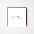 Just a Note to Say - The Just Because Collection