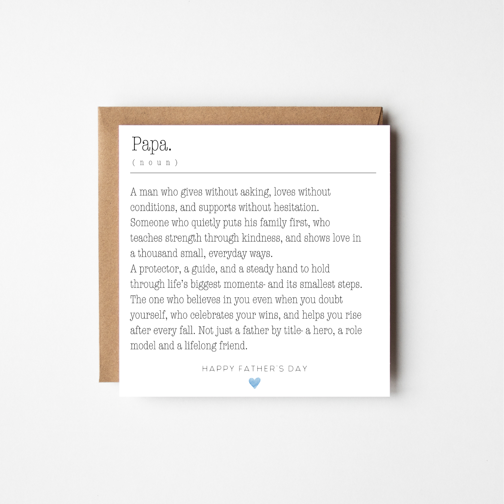 Father's Day Card | Dictionary Definition | Personalised