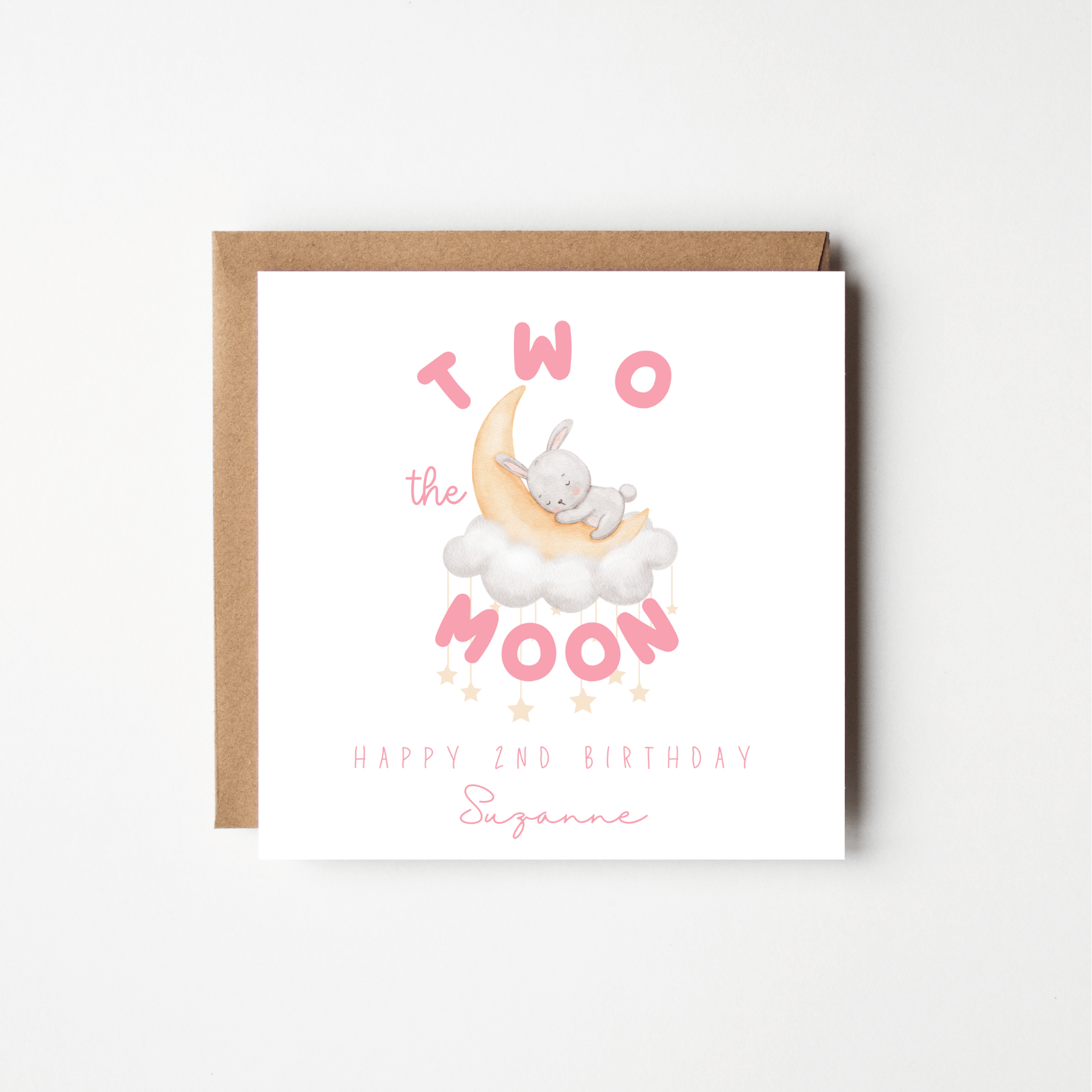Two the Moon – Personalised Birthday Card