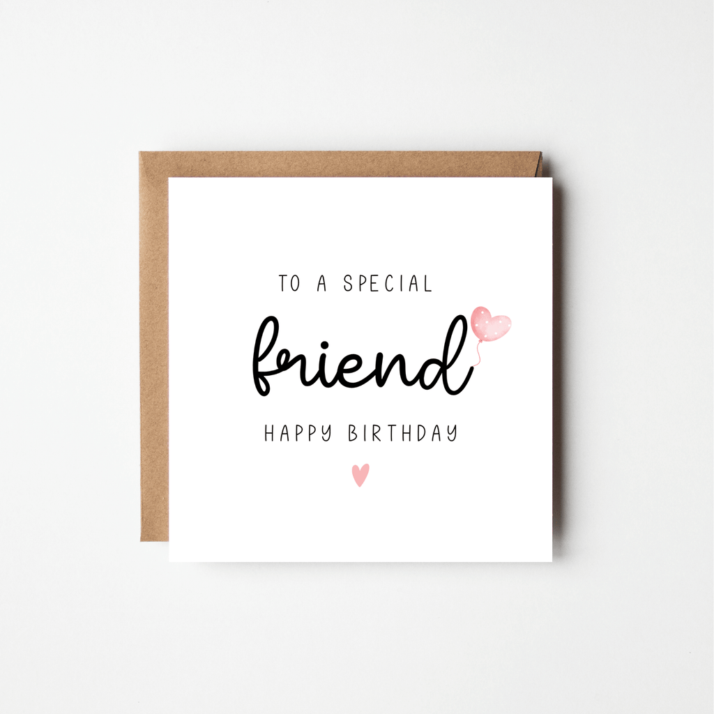 Personalised Birthday Card for a Friend