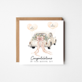 Personalised Just Married Wedding Card