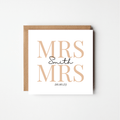 Personalised Custom Wedding Card