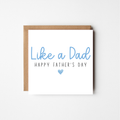 Father's Day Card | Happy Father's Day | Personalised Text & Heart Colour