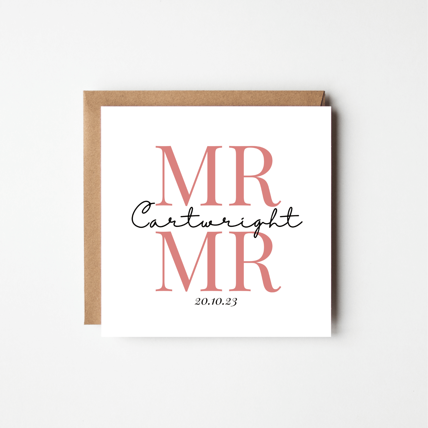 Personalised Custom Wedding Card